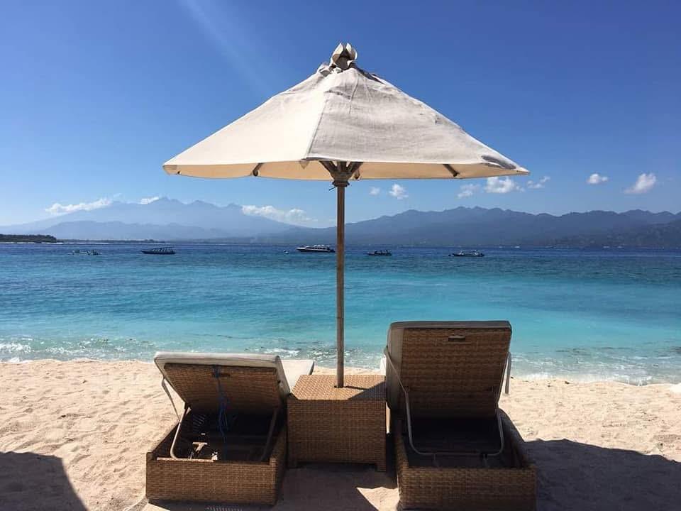 zon, zee en strand op Gili Trawangan tijdens jouw 15-daagse rondreis op Bali en Java